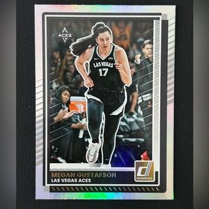 Megan Gustafson 2025 Panini Donruss WNBA Silver Holo Foil #36